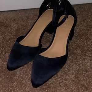 LOFT Navy Heels Size 8